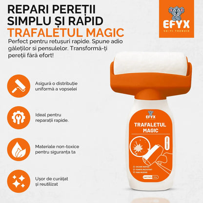 Trafalet Magic cu Rezervor, Reutilizabil, Lavabil Alb - 500ml