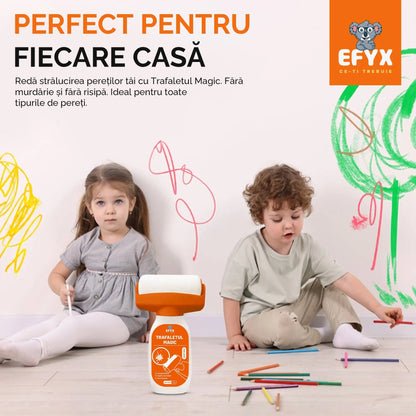 Trafalet Magic cu Rezervor, Reutilizabil, Lavabil Alb - 500ml