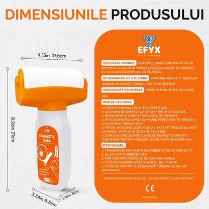 Trafalet Magic cu Rezervor, Reutilizabil, Lavabil Alb - 500ml