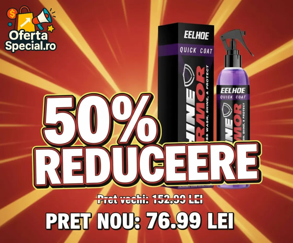 1+1 GRATIS - Kit tratament ceramică cu efect hidrofob