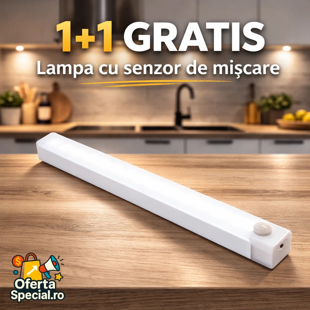 Lampă LED cu senzor de mișcare, reîncărcabil - 20cm
