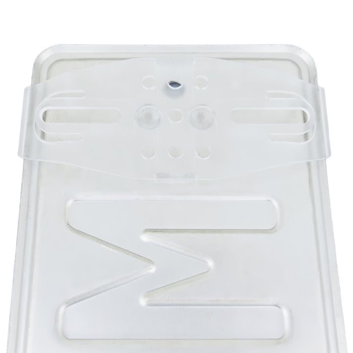 SET Suport număr inmatriculare TRANSPARENT SLIM